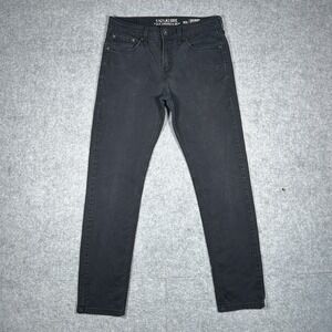 Levi's Strauss‎ Denim Jeans Men's Size 30x32(29x30) Black Skinny Red Tab